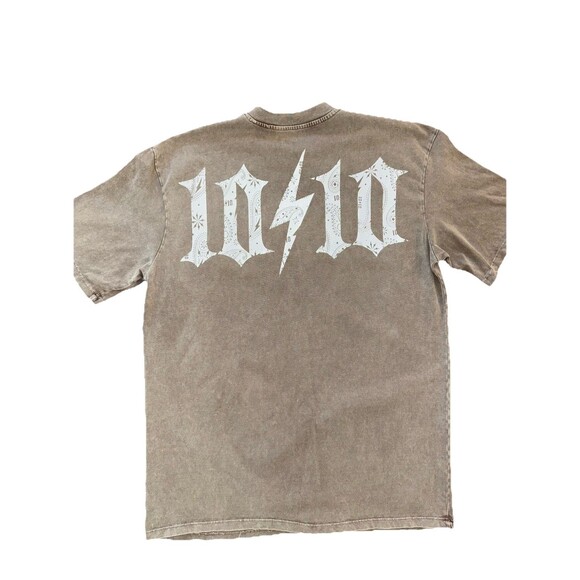 Vintage TENTEN Graphic T-Shirt Washed Distressed Oversized Streetwear Y2K Skater - Picture 3 of 6